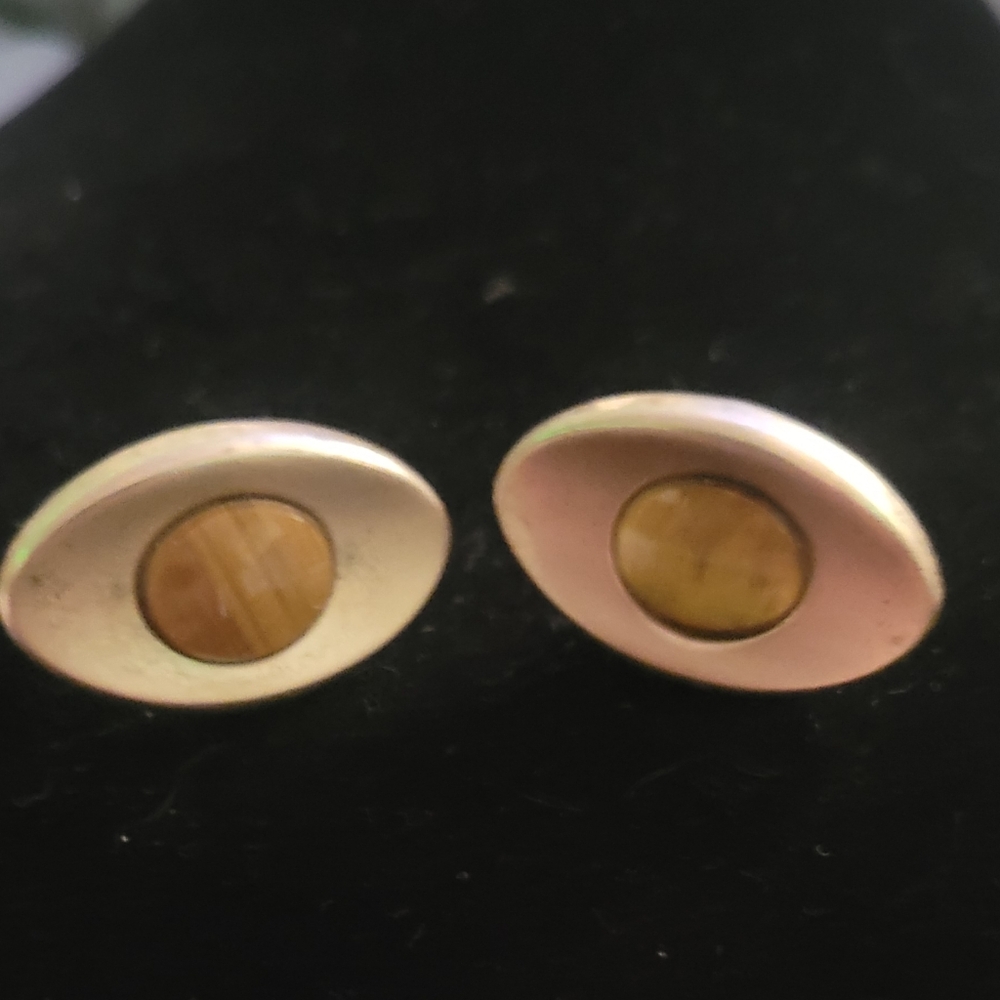 Tigers Eye Cufflinks